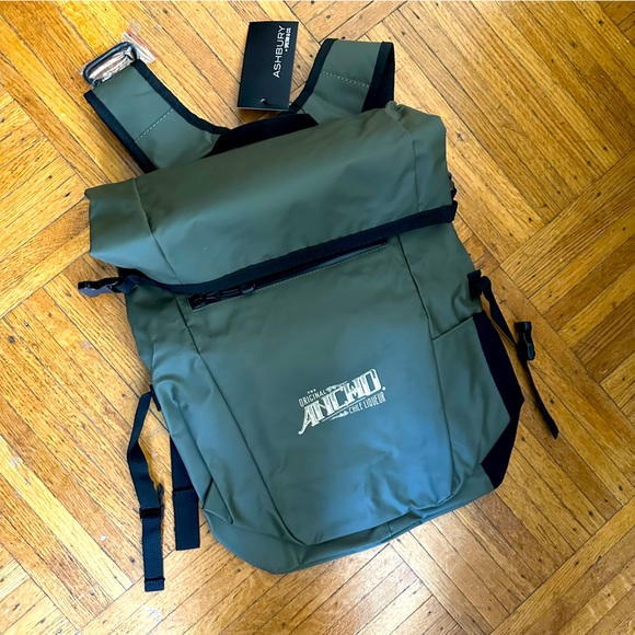 NWT! Ancho Chile Liqueur | ROLL-TOP WATER RESISTANT 22L BACKPACK - Picture 1 of 10